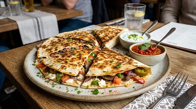 ONE QUESADILLA.